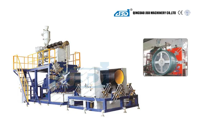 HDPE Línia de producció d'extrusió d'extrusió de canonades de paret gran de gran diàmetre